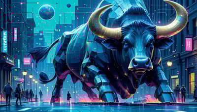 Bull City AI newsletter sign-up illustration Bull City AI newsletter sign-up illustration